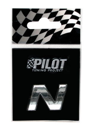 3D Letters Type-1 (18 mm) - N - Confezione da 10 pezzi