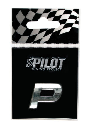 3D Letters Type-1 (18 mm) - P - Confezione da 10 pezzi