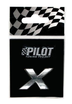 3D Letters Type-1 (18 mm) - X - Confezione da 10 pezzi