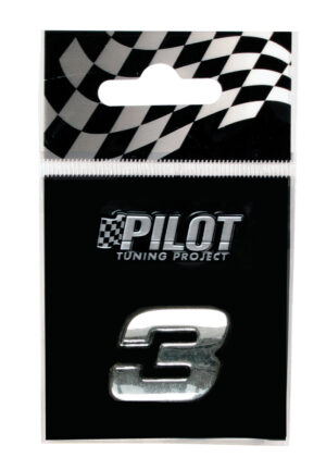 3D Letters Type-1 (18 mm) - 3 - Confezione da 10 pezzi