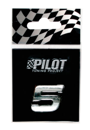 3D Letters Type-1 (18 mm) - 5 - Confezione da 10 pezzi