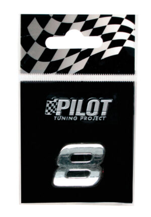 3D Letters Type-1 (18 mm) - 8 - Confezione da 10 pezzi