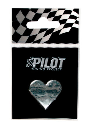 3D Letters Type-1 (18 mm) - Cuore - Confezione da 10 pezzi