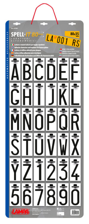 Spell-It, assortimento completo in espositore da 360 pezzi - 80x35 mm