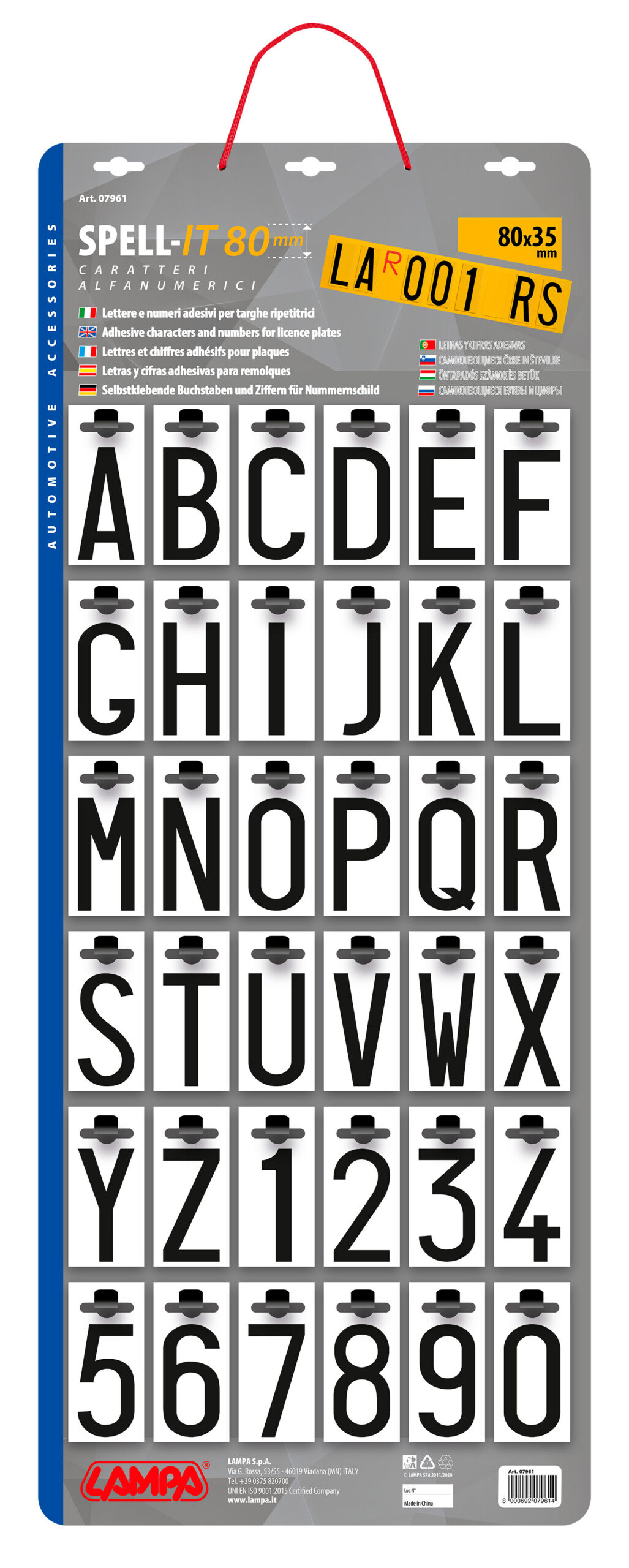 Spell-It, assortimento completo in espositore da 360 pezzi - 80x35 mm