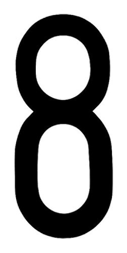 Spell-It, caratteri alfanumerici adesivi 80x35 mm - 8 - Confezione da 10 pezzi