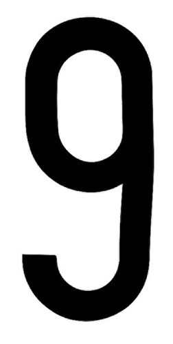 Spell-It, caratteri alfanumerici adesivi 80x35 mm - 9 - Confezione da 10 pezzi