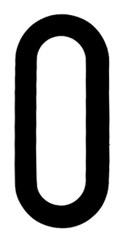 Spell-It, caratteri alfanumerici adesivi 80x35 mm - 0 - Confezione da 10 pezzi