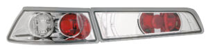 Coppia fanali posteriori - compatibile per  Alfa Romeo 145 (7/94-1/01) - Cromo