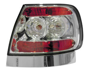 Coppia fanali posteriori - compatibile per  Audi A4 (1/95-11/00) - Cromo