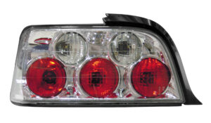 Coppia fanali posteriori - compatibile per  Bmw E36 (3/92-4/99) - Cromo