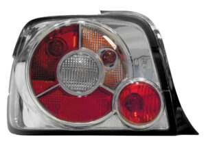 Coppia fanali posteriori - compatibile per  Bmw E36 (3/94-8/00) - Cromo