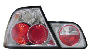 Coppia fanali posteriori - compatibile per  Bmw E46 (1999-2002) - Cromo