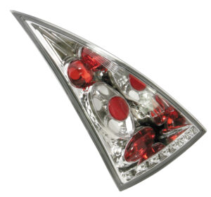 Coppia fanali posteriori - compatibile per  Citro&euml;n C3 (2/02>) - Cromo