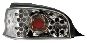 Coppia fanali posteriori LED - compatibile per  Citro&euml;n Saxo (5/96-12/04) - Cromo