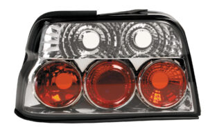 Coppia fanali posteriori - compatibile per  Ford Escort Mk5 (9/92-1/95) - Cromo