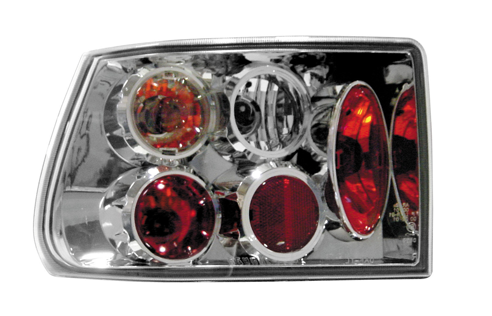 Coppia fanali posteriori - compatibile per Opel Astra F (9/91-9/98) - Cromo