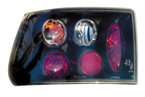 Coppia fanali posteriori - compatibile per  Opel Astra F (9/91-9/98 ) - Nero