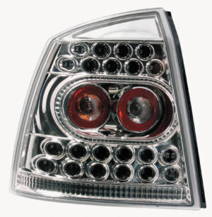Coppia fanali posteriori LED - compatibile per  Opel Astra G (2/98-3/04) - Cromo