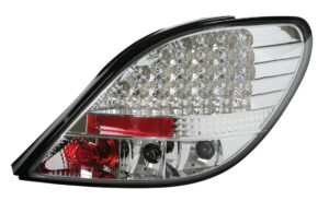 Coppia fanali posteriori LED - compatibile per  Peugeot 207 (5/06>) - Cromo