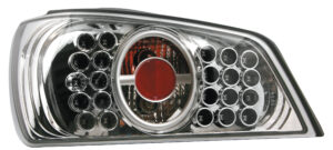 Coppia fanali posteriori LED - compatibile per  Peugeot 306 (5/93-7/01) - Cromo