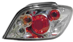 Coppia fanali posteriori - compatibile per  Peugeot 307 (8/00>9/05) - Cromo