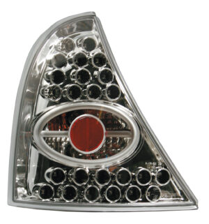 Coppia fanali posteriori LED - compatibile per  Renault Clio (4/98>) - Cromo