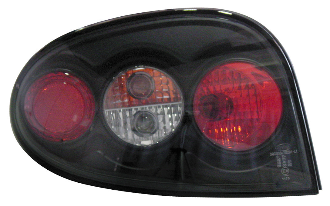 Coppia fanali posteriori - compatibile per Renault Megane (9/99-9/03) - Nero