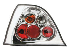 Coppia fanali posteriori - compatibile per  Rover 200/25 - MG ZR (11/95-5/05) - Cromo