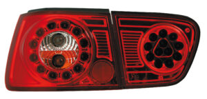 Coppia fanali posteriori LED - compatibile per  Seat Ibiza (8/99-2/02) - Rosso