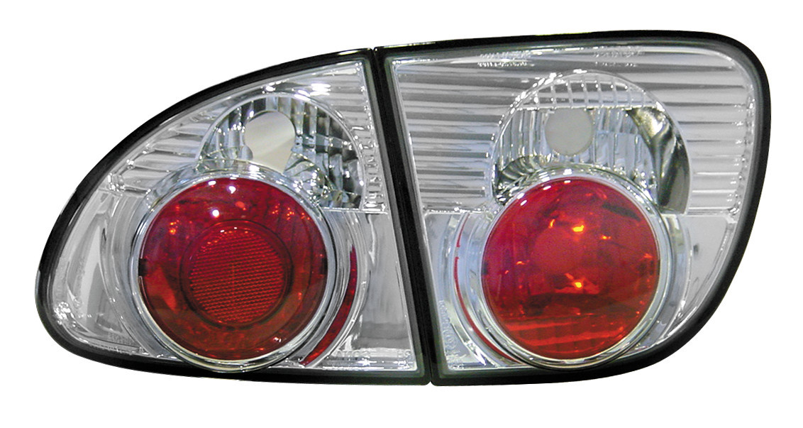 Coppia fanali posteriori - compatibile per Seat Leon (11/99>9/05) - Cromo