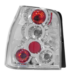 Coppia fanali posteriori - compatibile per  Seat Arosa (5/97-12/05) -  VW Lupo (9/98-12/05) - Cromo