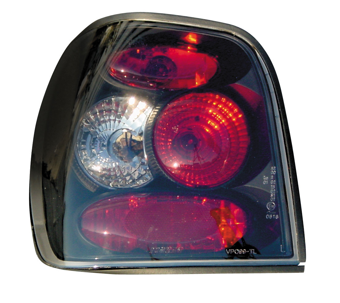 Coppia fanali posteriori - compatibile per VW Polo (10/99-9/01) - Nero