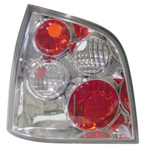 Coppia fanali posteriori - compatibile per  VW Polo (10/01-12/04) - Cromo