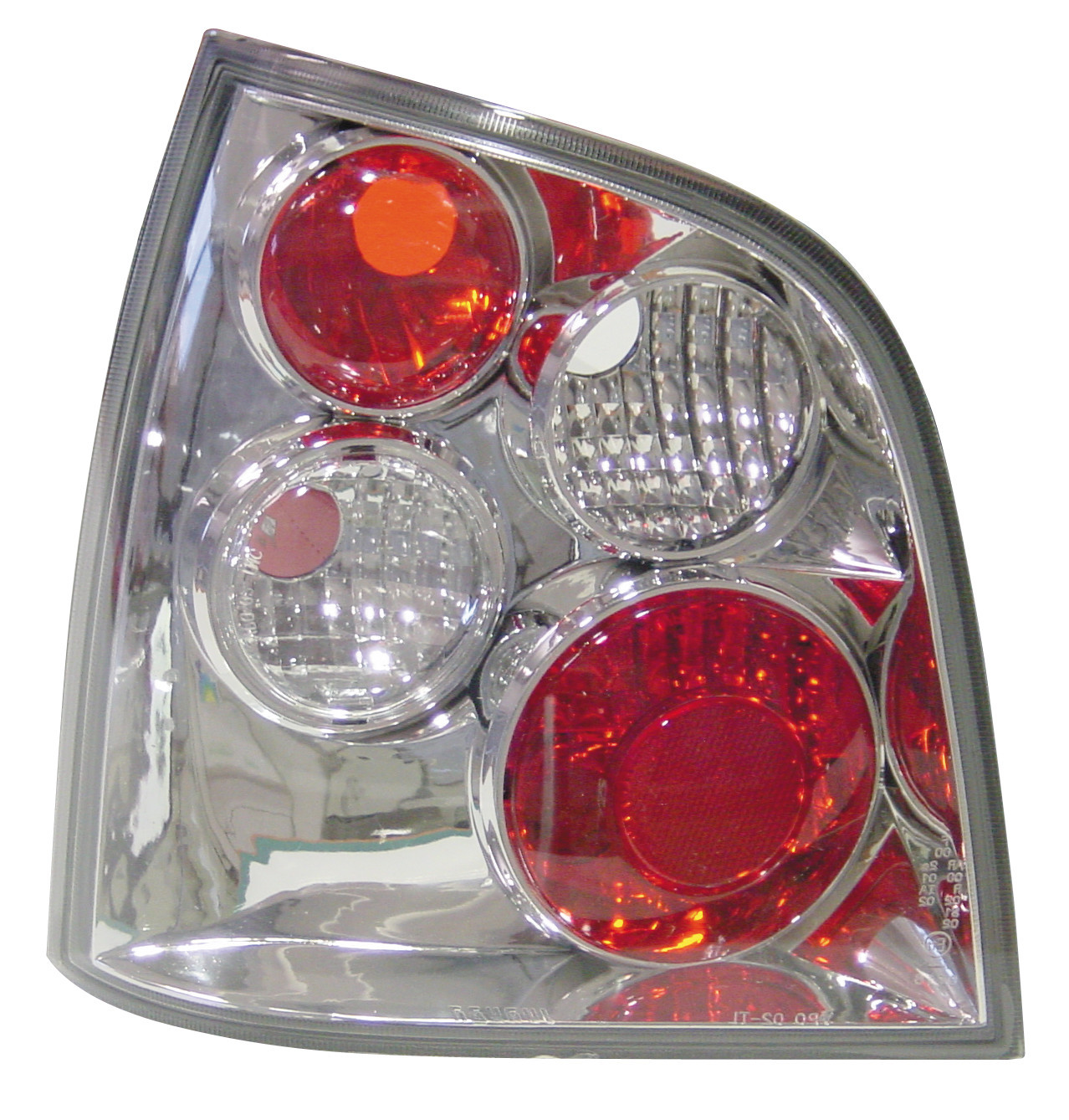 Coppia fanali posteriori - compatibile per VW Polo (10/01-12/04) - Cromo