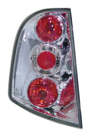 Coppia fanali posteriori - compatibile per  Skoda Fabia (2/00-5/07) - Cromo