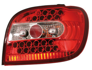Coppia fanali posteriori LED - compatibile per  Toyota Yaris (4/99>12/05) - Rosso