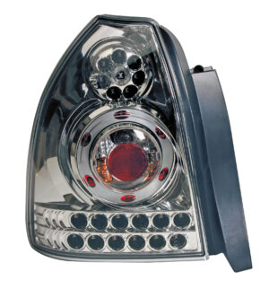 Coppia fanali posteriori LED - compatibile per  Honda Civic (11/95-2/01) - Cromo