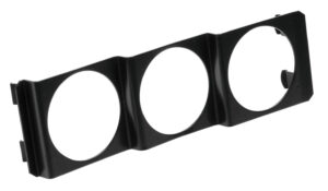 Pannello portastrumenti 3 fori (52 mm)