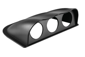 Portastrumenti a 3 fori per cruscotto (52 mm)