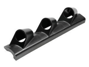Portastrumenti montante 3 fori (52 mm) - Nero - Sinistro
