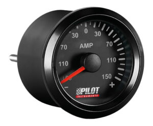 Black Analogue Gauge Series, Amperometro - &Oslash; 2&rdquo; (52 mm)