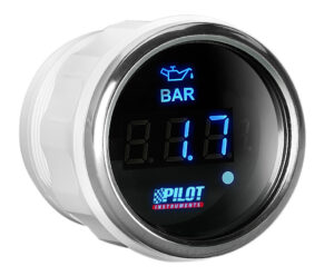 Black Digital Gauge Series, Pressione Olio - &Oslash; 2&rdquo; (52 mm)