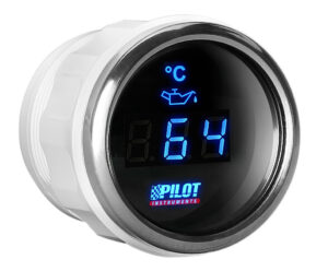 Black Digital Gauge Series, Temperatura Olio - &Oslash; 2&rdquo; (52 mm)