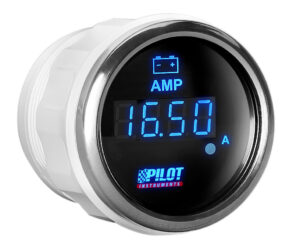 Black Digital Gauge Series, Amperometro - &Oslash; 2&rdquo; (52 mm)