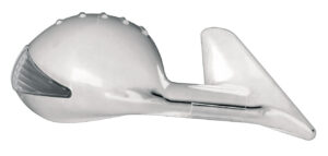 Race-8 Led E, coppia specchi retrovisori esterni - Cromo