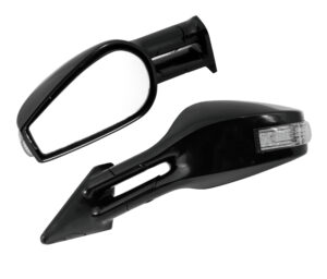 Race-6 Led, coppia specchi retrovisori esterni - Nero