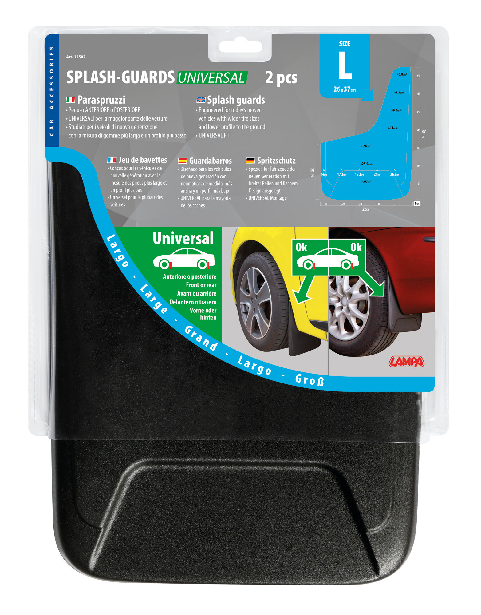 Splash-Guards Universal, paraspruzzi universali - L - immagine 2