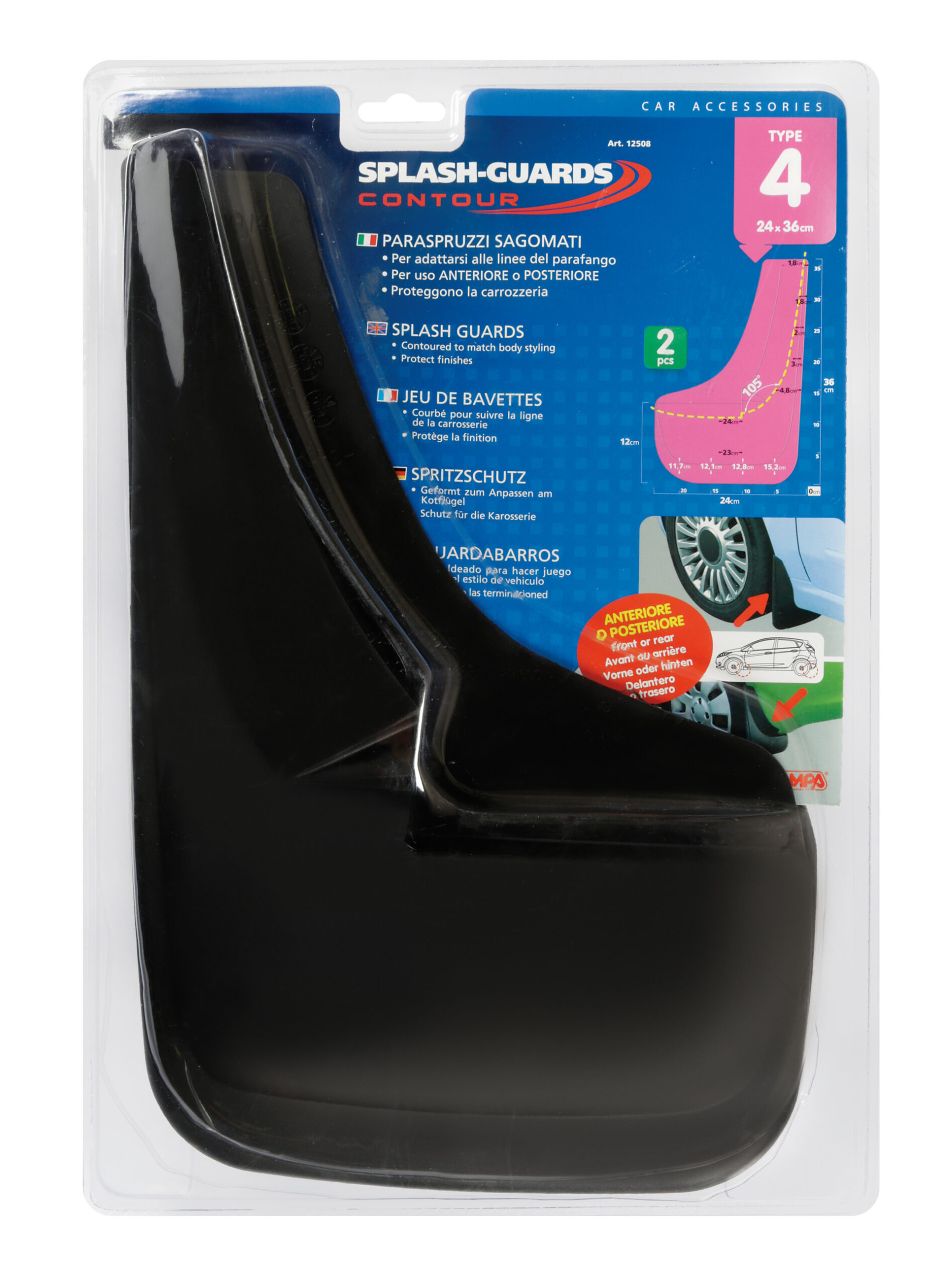 Splash-Guards Contour, paraspruzzi sagomati - Type 4 - immagine 2