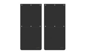 Coppia paraspruzzi in PVC omologati antispruzzo - 35x75 cm